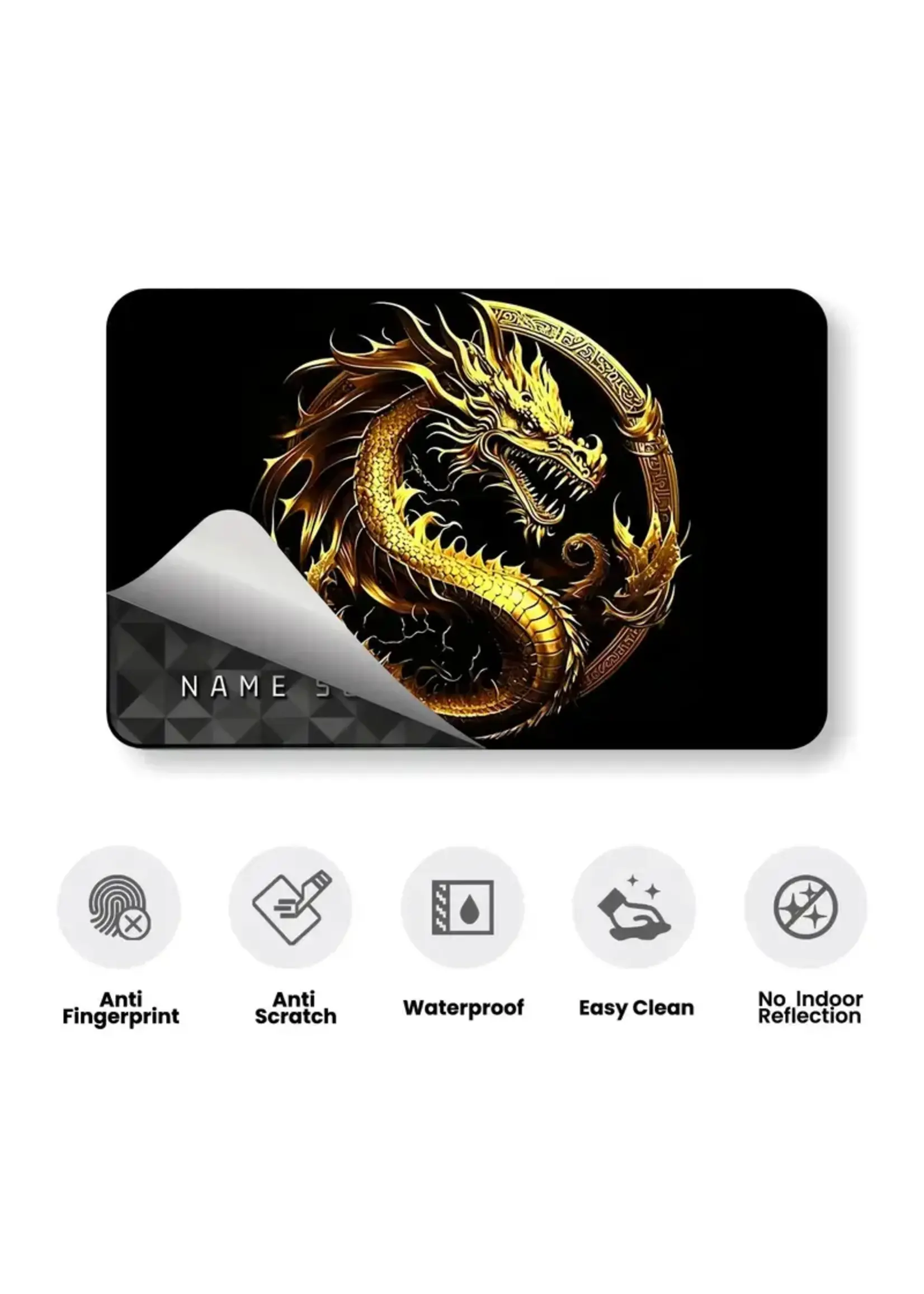 Debit-Credit Card Protector Gold Dragon