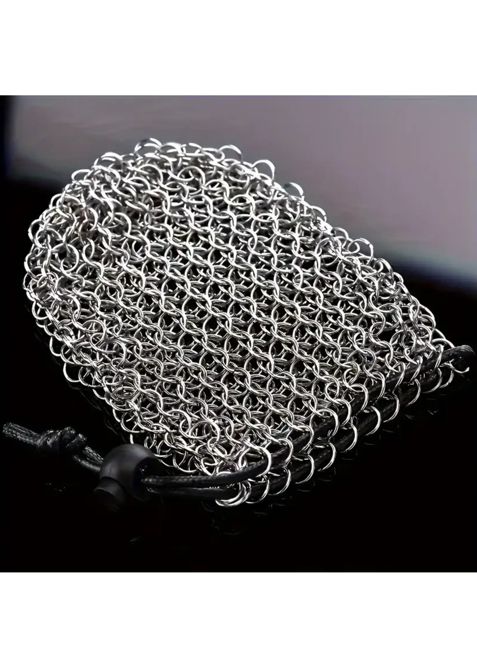 Dice Bag Stainless Steel Chainmail
