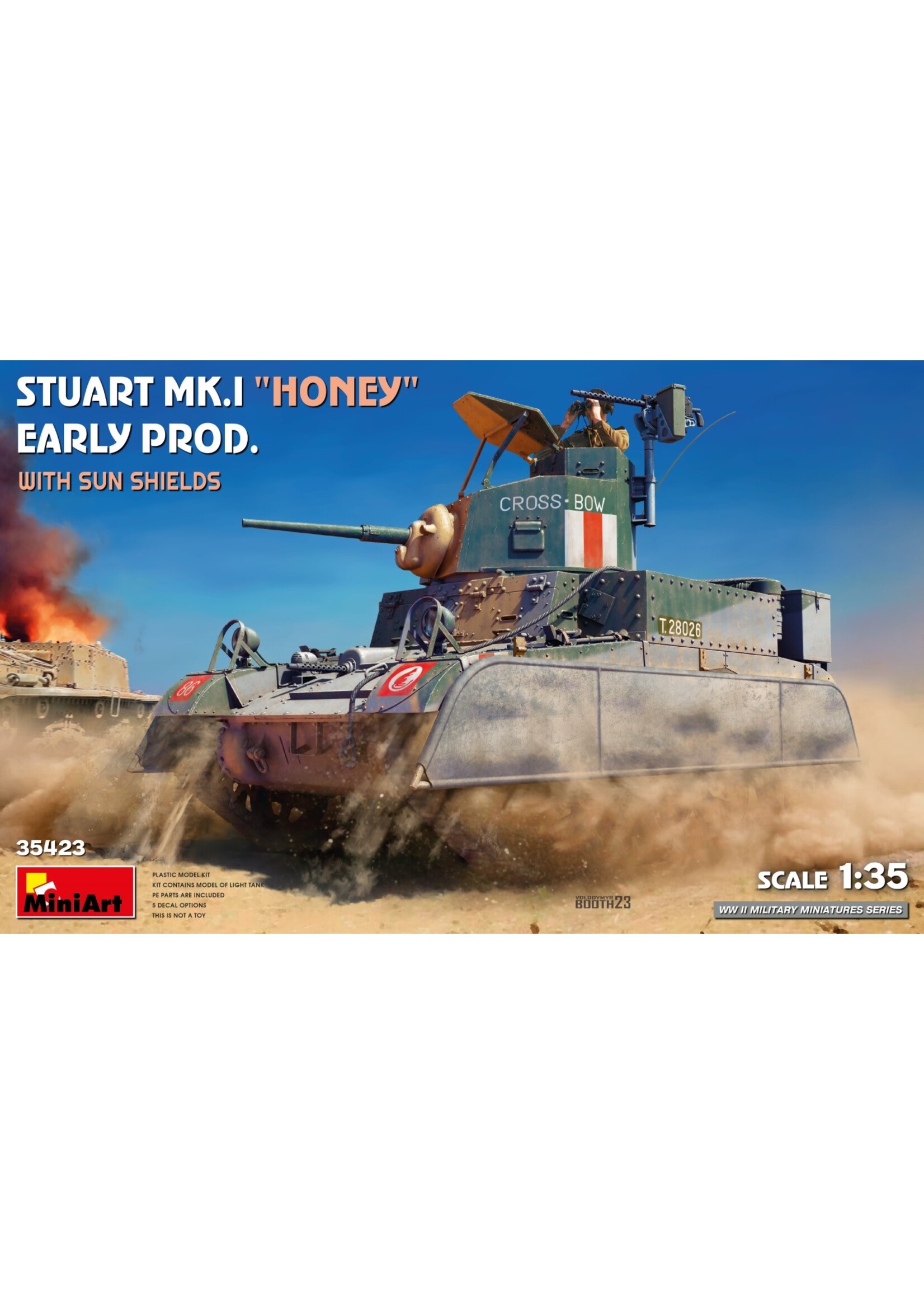 MiniArt MIART35423 Stuart Mk.I Honey Early with Sun Shields