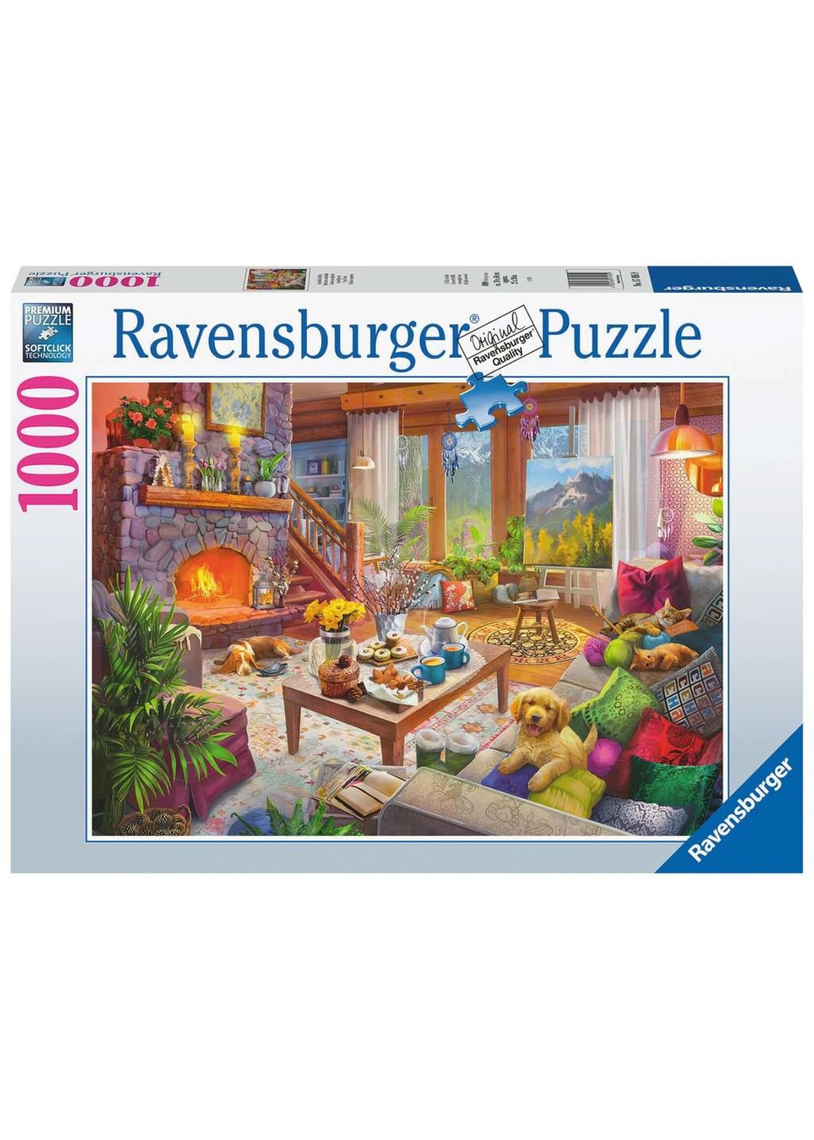 Ravensburger RAV12000293 Cozy Cabin (Puzzle1000)