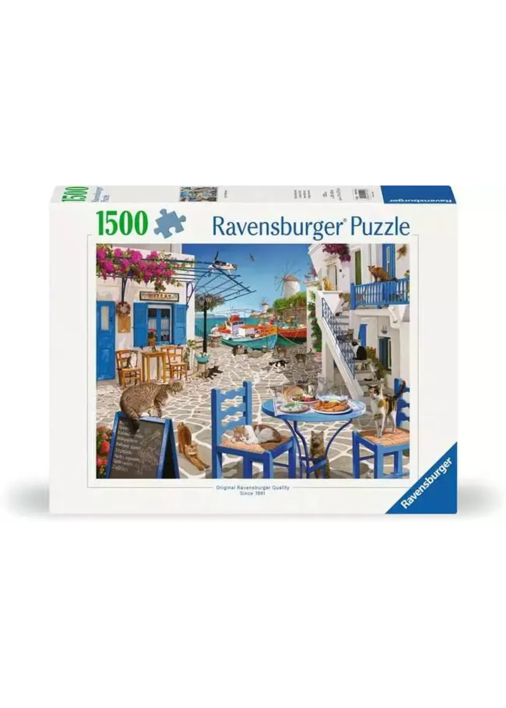 Ravensburger RAV12001450 Cats of Mykonos (Puzzle1500)