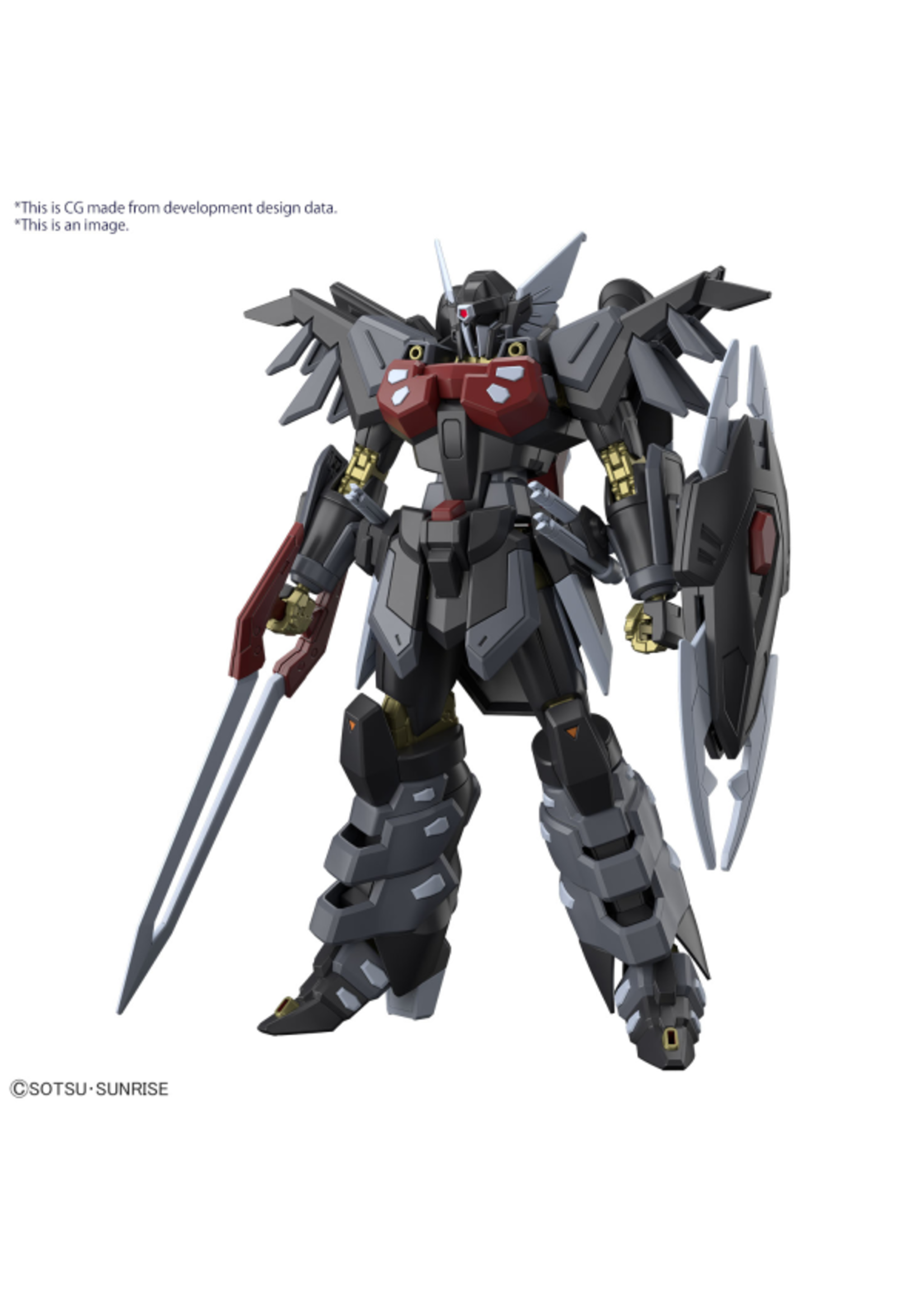 Bandai BNDAIk5066295 HG Black Knight Squad Shi-ve.A (1/144)