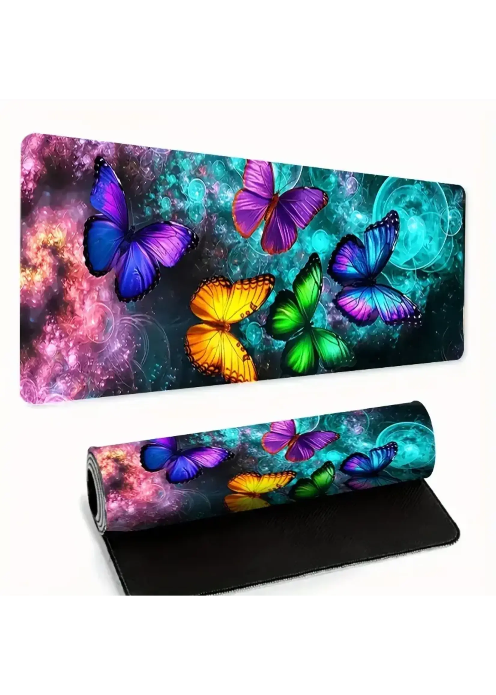 Mouse Pad 12x24 Inch Butterflies