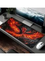 Mouse Pad 12x24 Inch Fire Phoenix