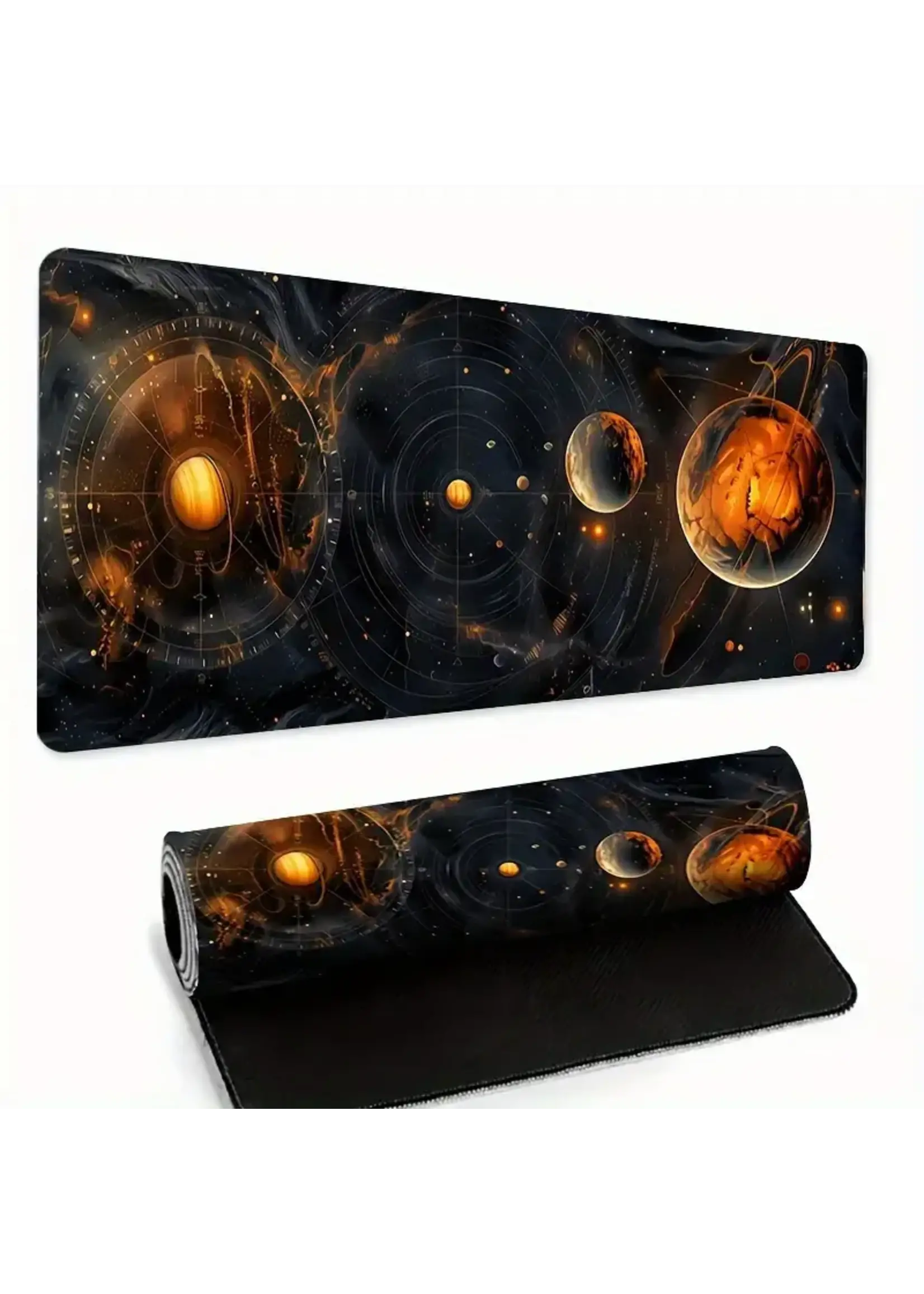 Mouse Pad 23.6x11.8 Inch Solar System Planets