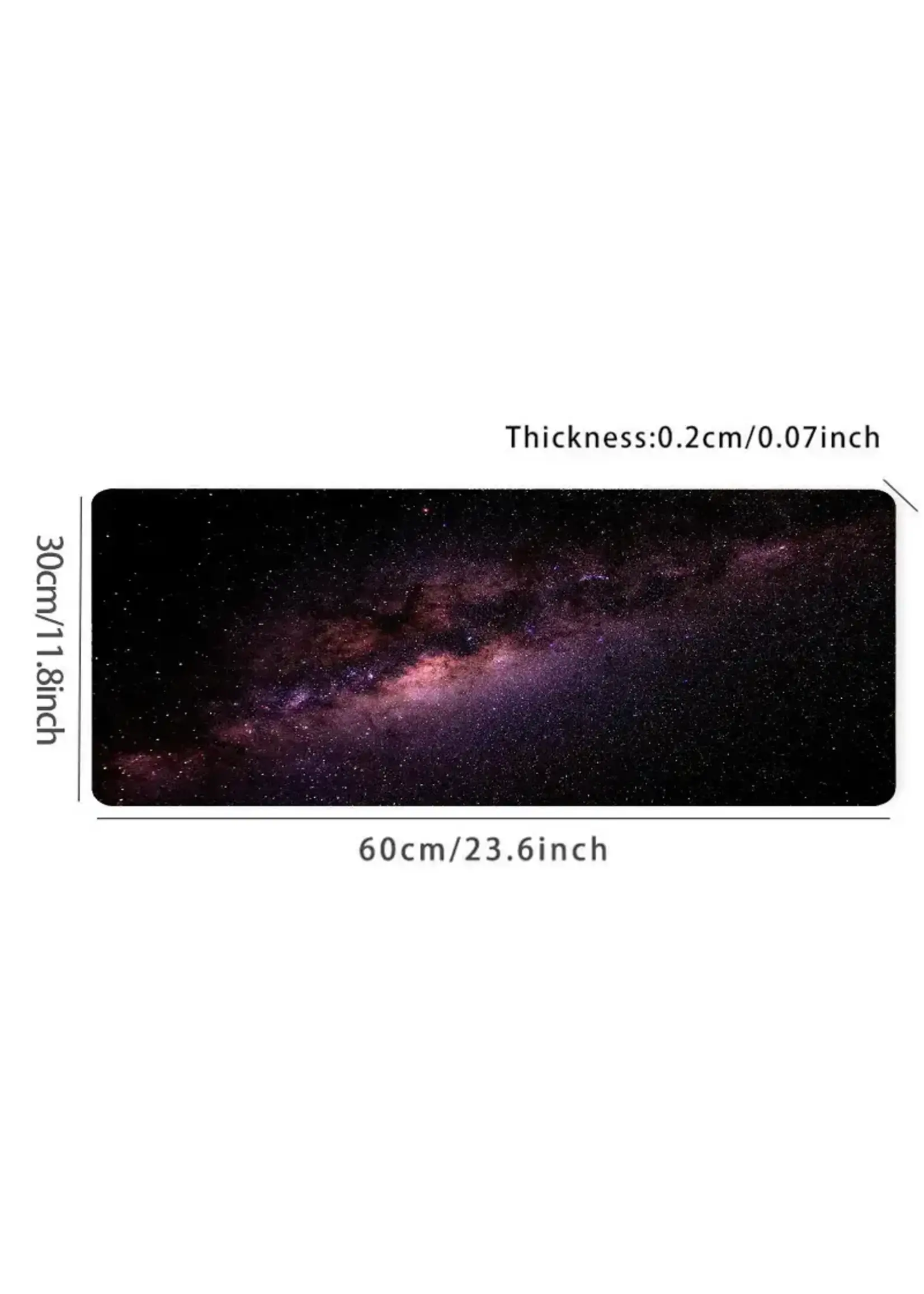 Mouse Pad 23.6x11.8 Inches Galaxy Nebula