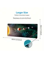 Mouse Pad 12x24 Inch Solar System Orbits