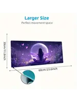 Mouse Pad 23.6x11.8 Inch Fairy & Butterflies