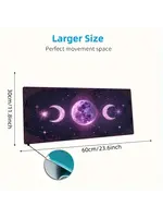 Mouse Pad 12x24 Purple Moons