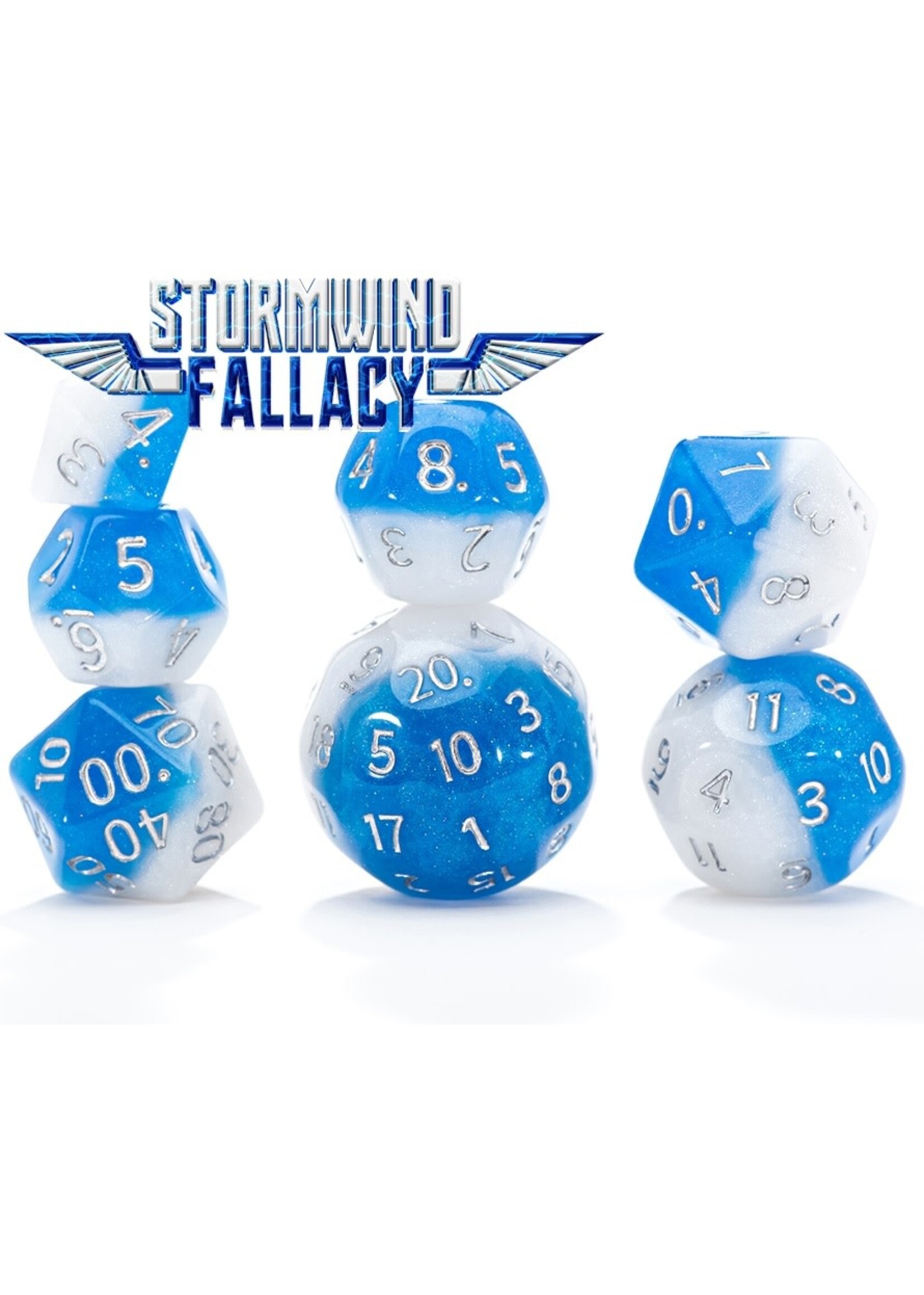 Gate Keeper Games Dice RPG 7pc Double Dice Stormwind Fallacy