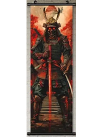 Hanging Wall Banner 15.8x47.2 Inch Skeleton Samurai Image 2 of 3