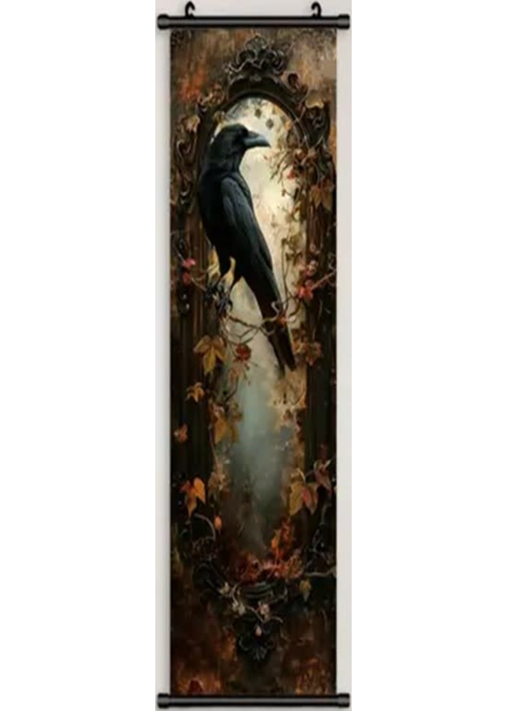 Hanging Wall Banner 15x47 Inch Ghost Crow Image 1 of 5
