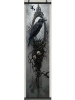 Hanging Wall Banner 15.8x47.2 Inch Ghost Crow Image 4 of 5