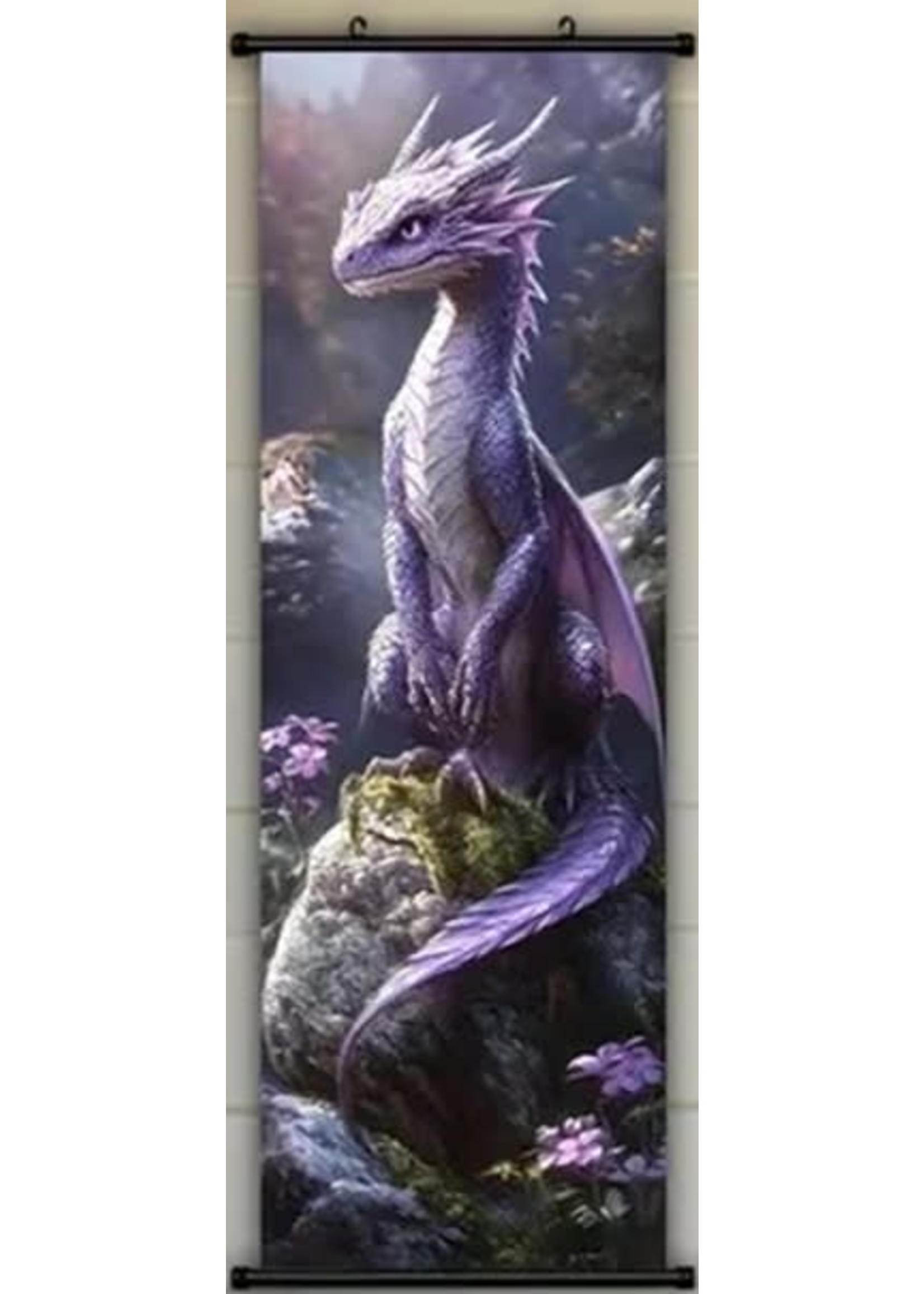 Hanging Wall Banner 15x47 Inch Vintage Dragon Image 2 of 5