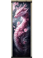 Hanging Wall Banner 15.75x47.24 Inch Vintage Dragon Image 4 of 5