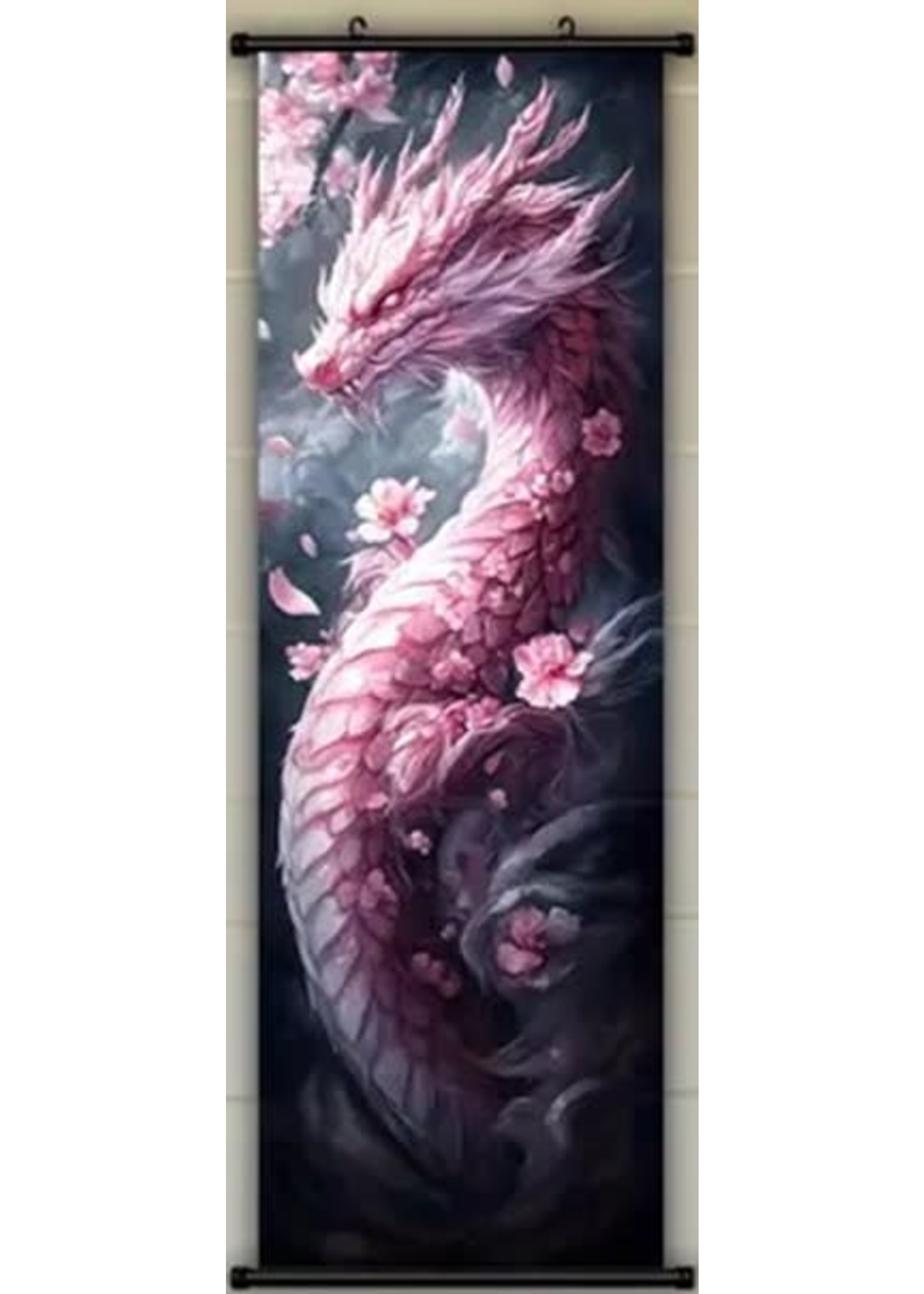 Hanging Wall Banner 15x47 Inch Vintage Dragon Image 4 of 5