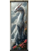 Hanging Wall Banner 15.75x47.24 Inch Vintage Dragon Image 5 of 5
