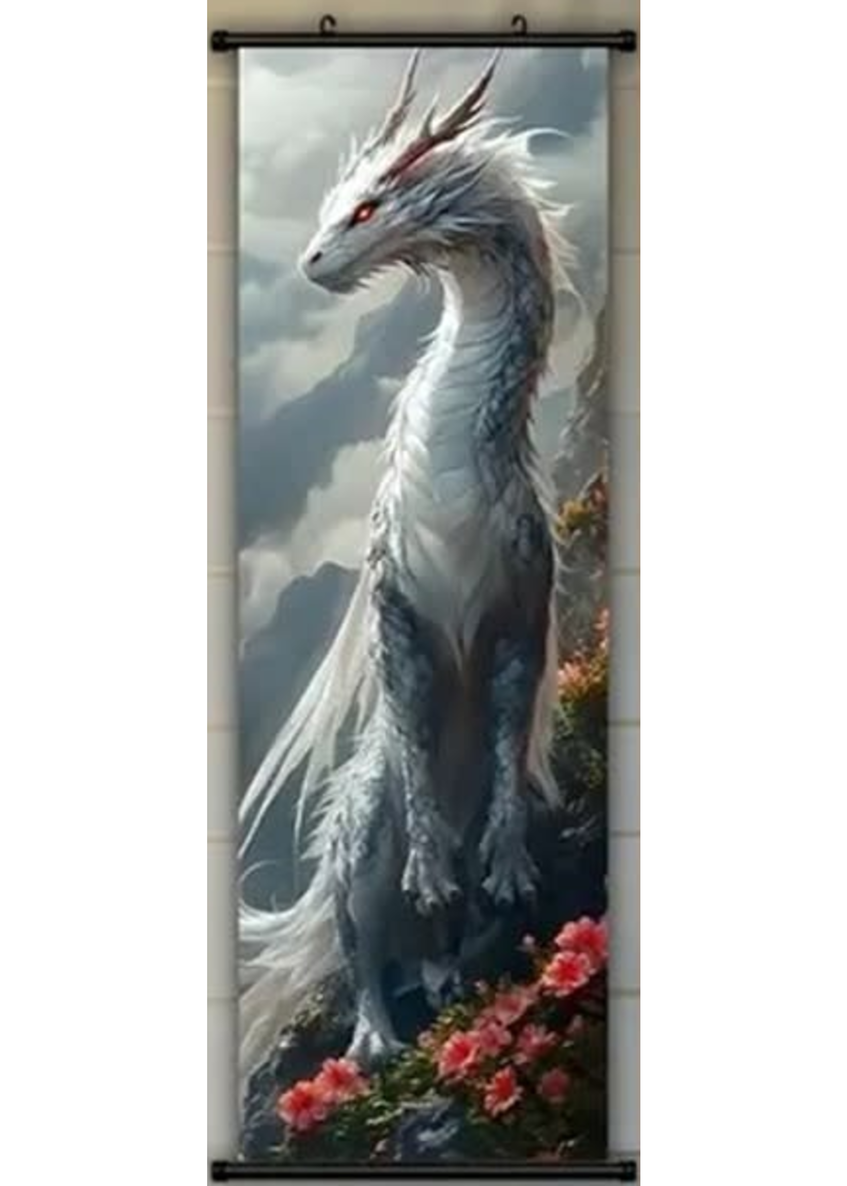 Hanging Wall Banner 15x47 Inch Vintage Dragon Image 5 of 5