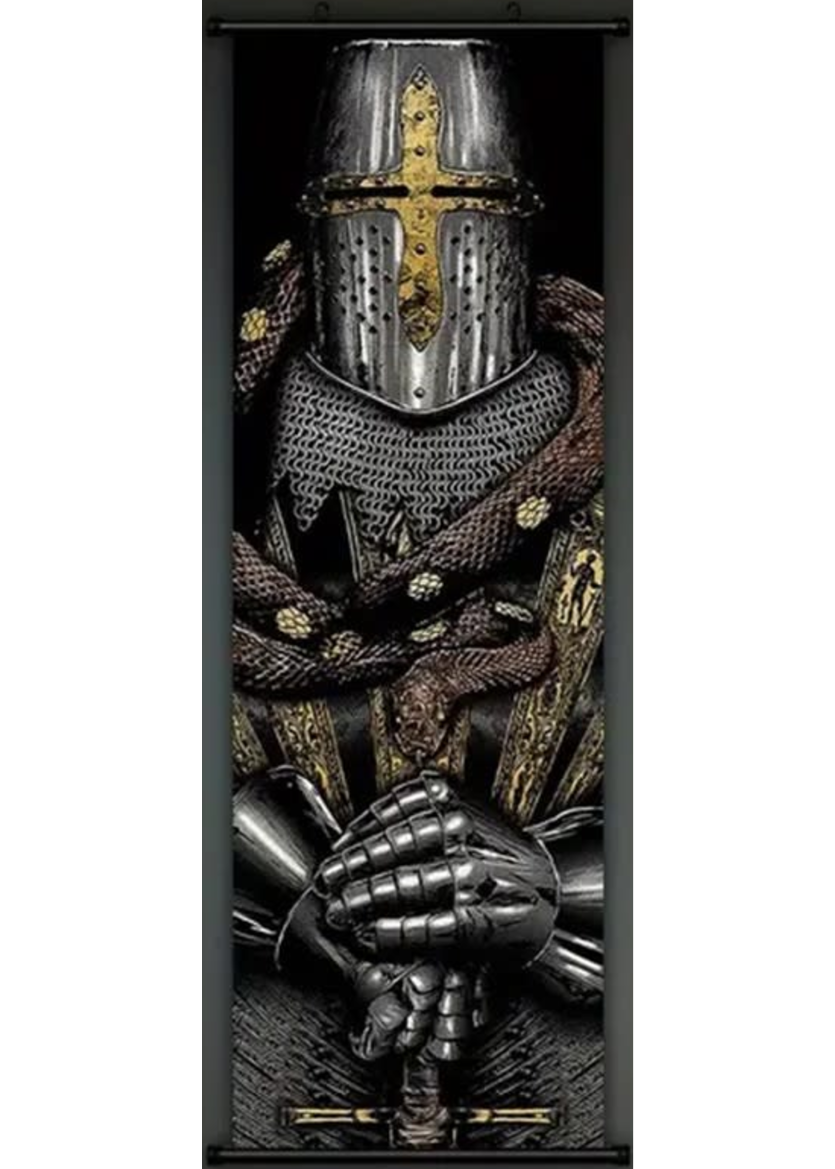 Hanging Wall Banner 15x47 Inch Terror Knight Image 2 of 3