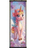 Hanging Wall Banner 15x47 Inch Mystic Rainbow Unicorn Image 1 of 5