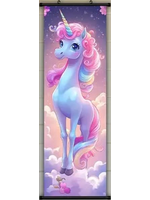 Hanging Wall Banner 15x47 Inch Mystic Rainbow Unicorn Image 2 of 5