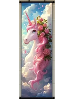 Hanging Wall Banner 15x47 Inch Mystic Rainbow Unicorn Image 4 of 5