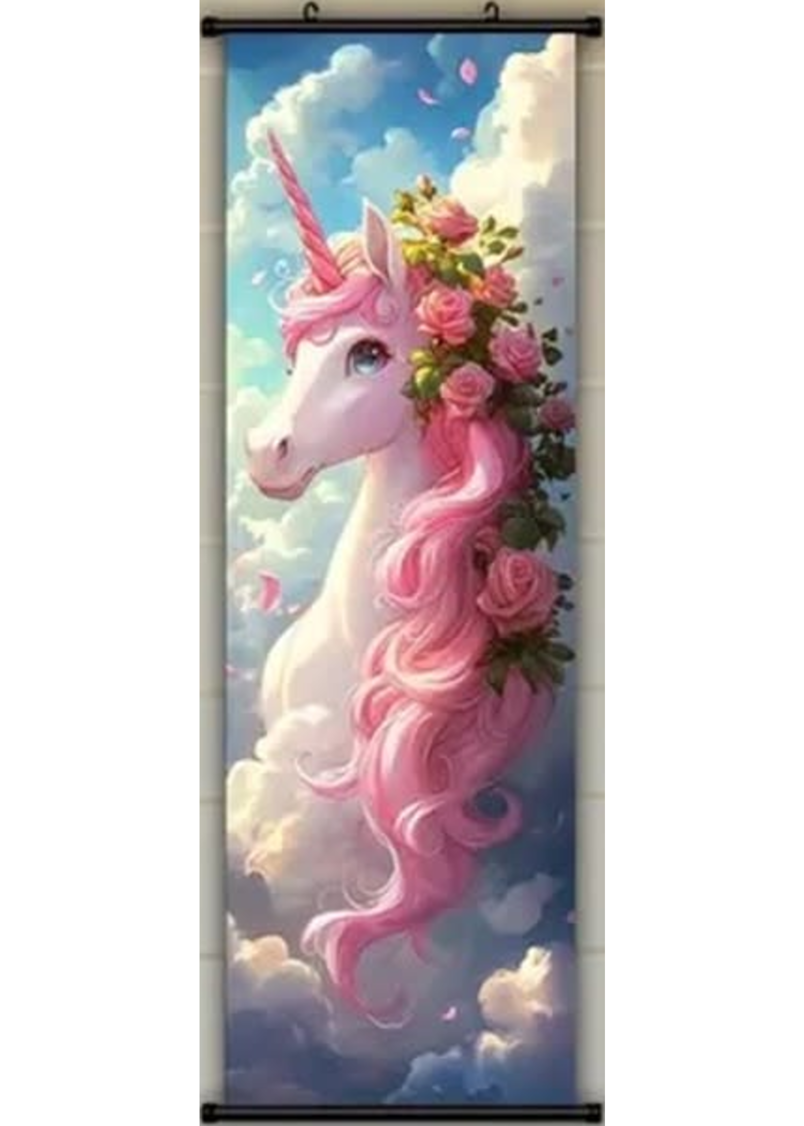 Hanging Wall Banner 15.75x47.24 Inch Mystic Rainbow Unicorn Image 4 of 5