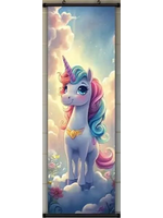 Hanging Wall Banner 15x47 Inch Mystic Rainbow Unicorn Image 5 of 5