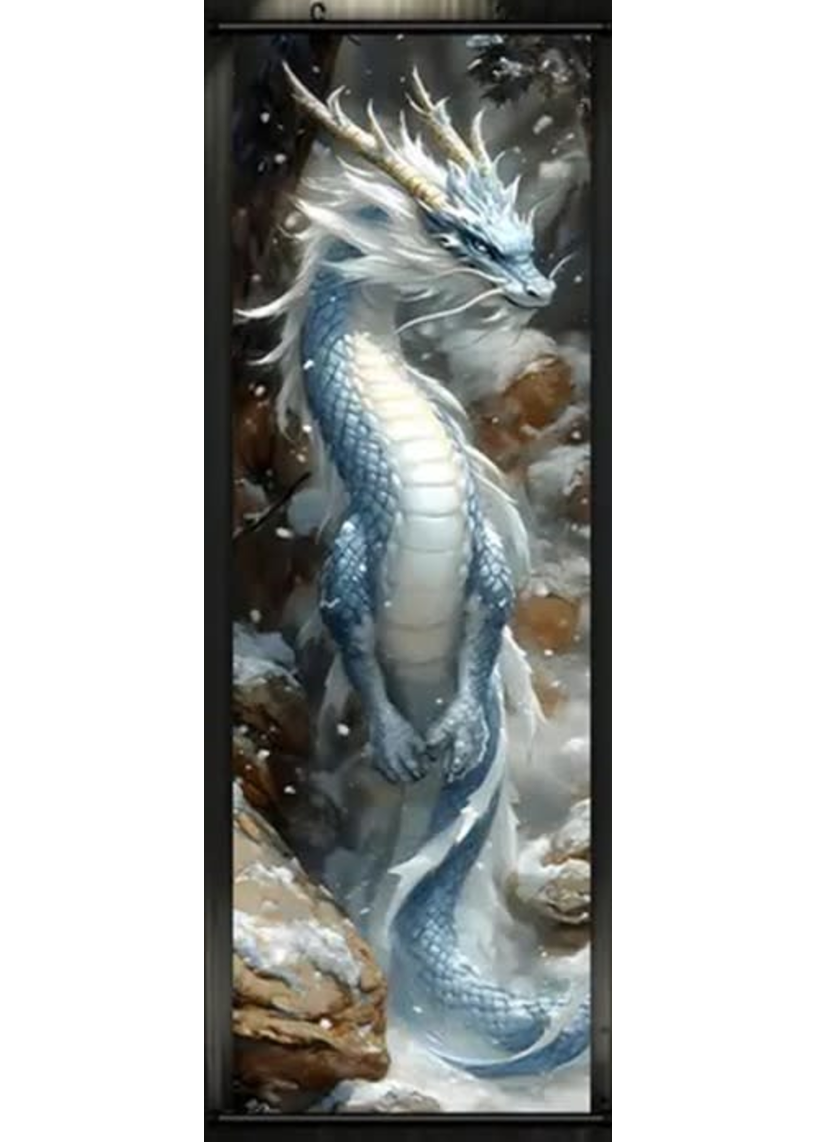 Hanging Wall Banner 15x47 Inch Fantasy Western Dragons Image 2 of 4