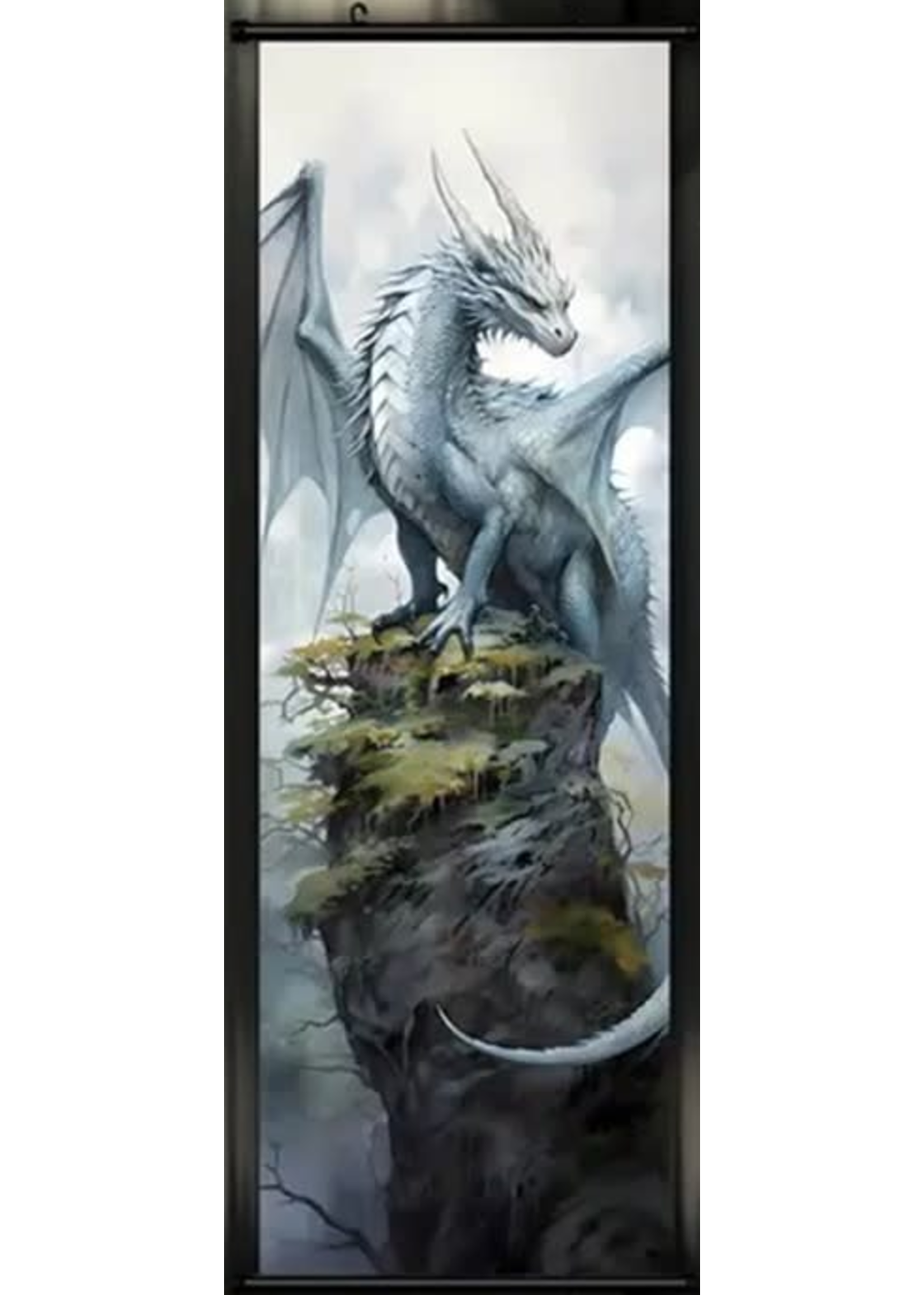 Hanging Wall Banner 15.75x47.24 Inch Anime Western Dragon Image 1 of 4