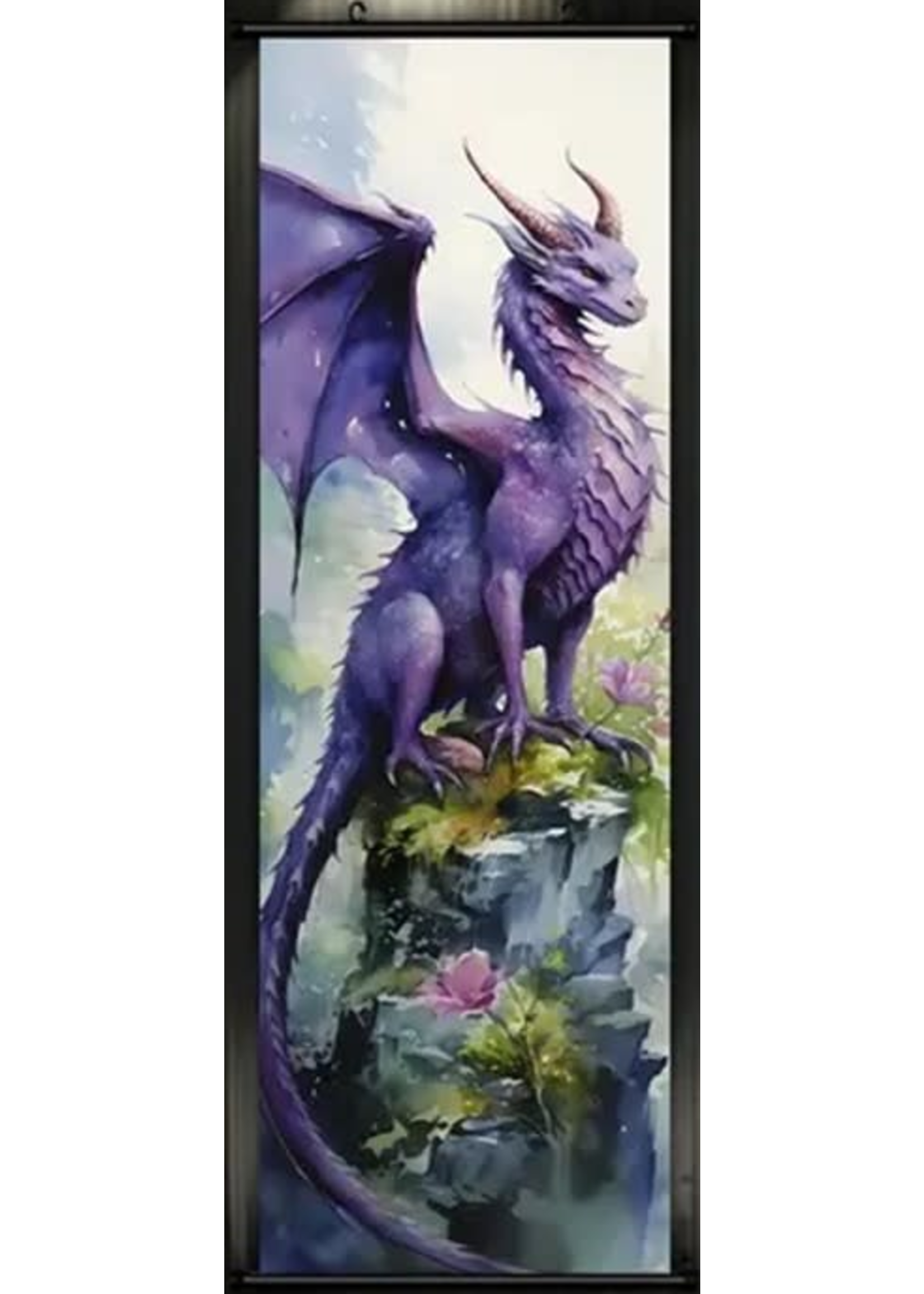 Hanging Wall Banner 15.75x47.24 Inch Anime Western Dragon Image 2 of 4