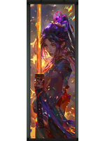 Hanging Wall Banner 15x47 Inch Anime Swordswoman Image 2 of 3