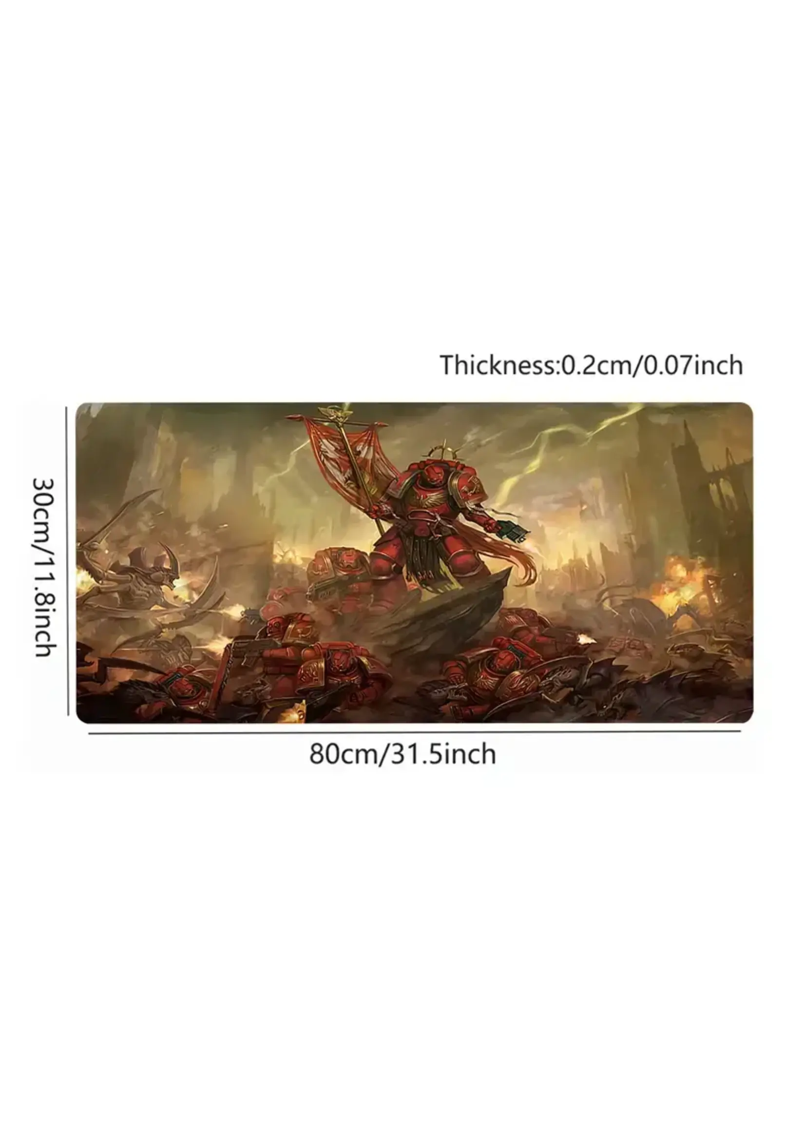 Mouse Pad 12x32 Inch Lord of Baal