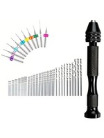 Pin Vice with Drill Bits (49pc)