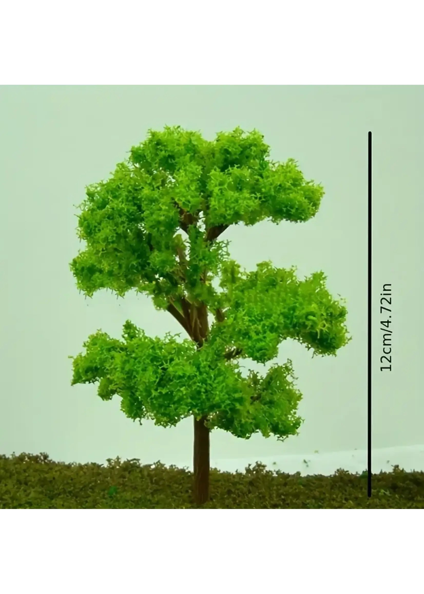 Trees Light Green 4.72 Inch (5pc)
