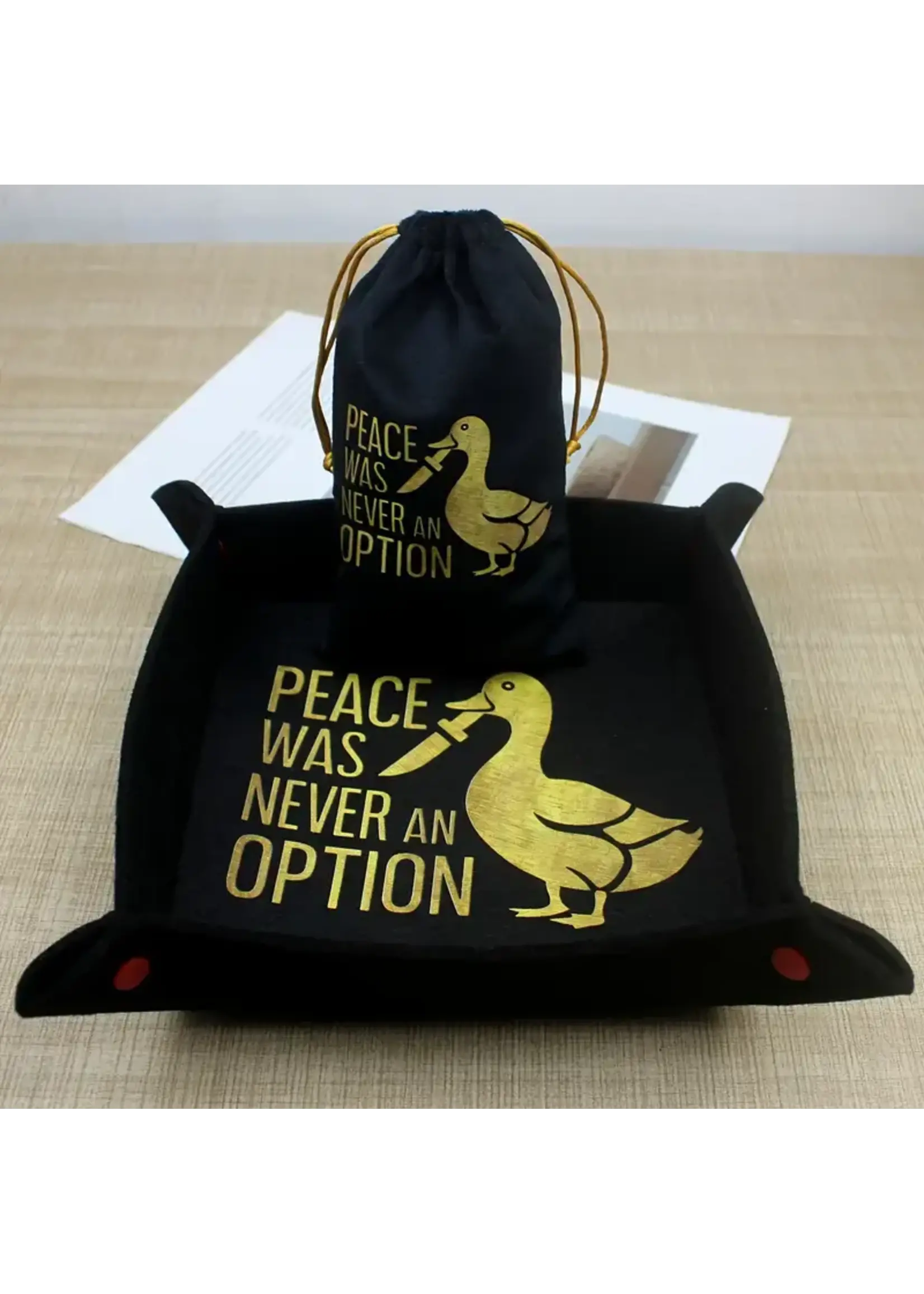 Dice Bag & Tray Peace was Never an Option