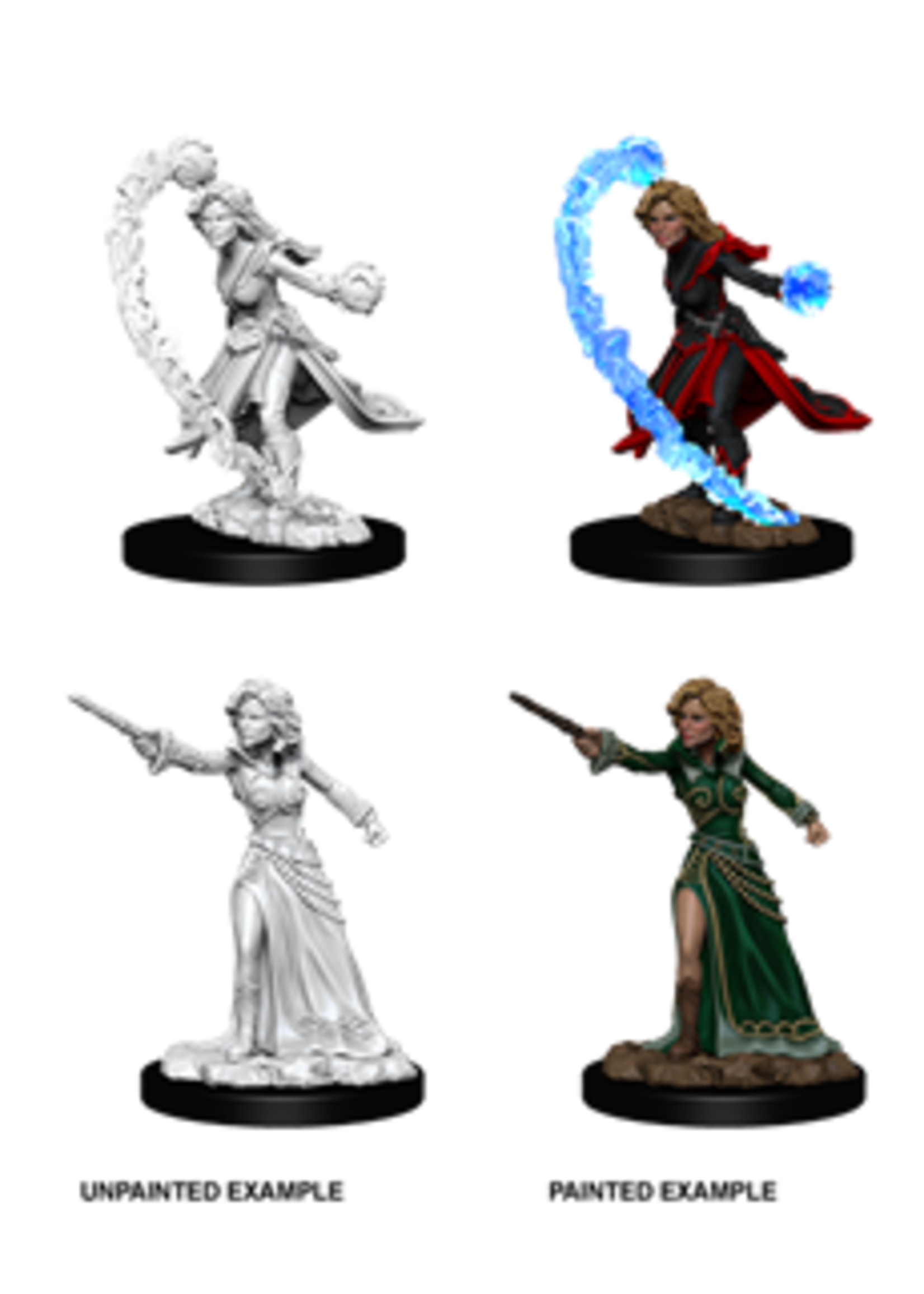 WizKids WK73412 PF Human Female Wizard WV6