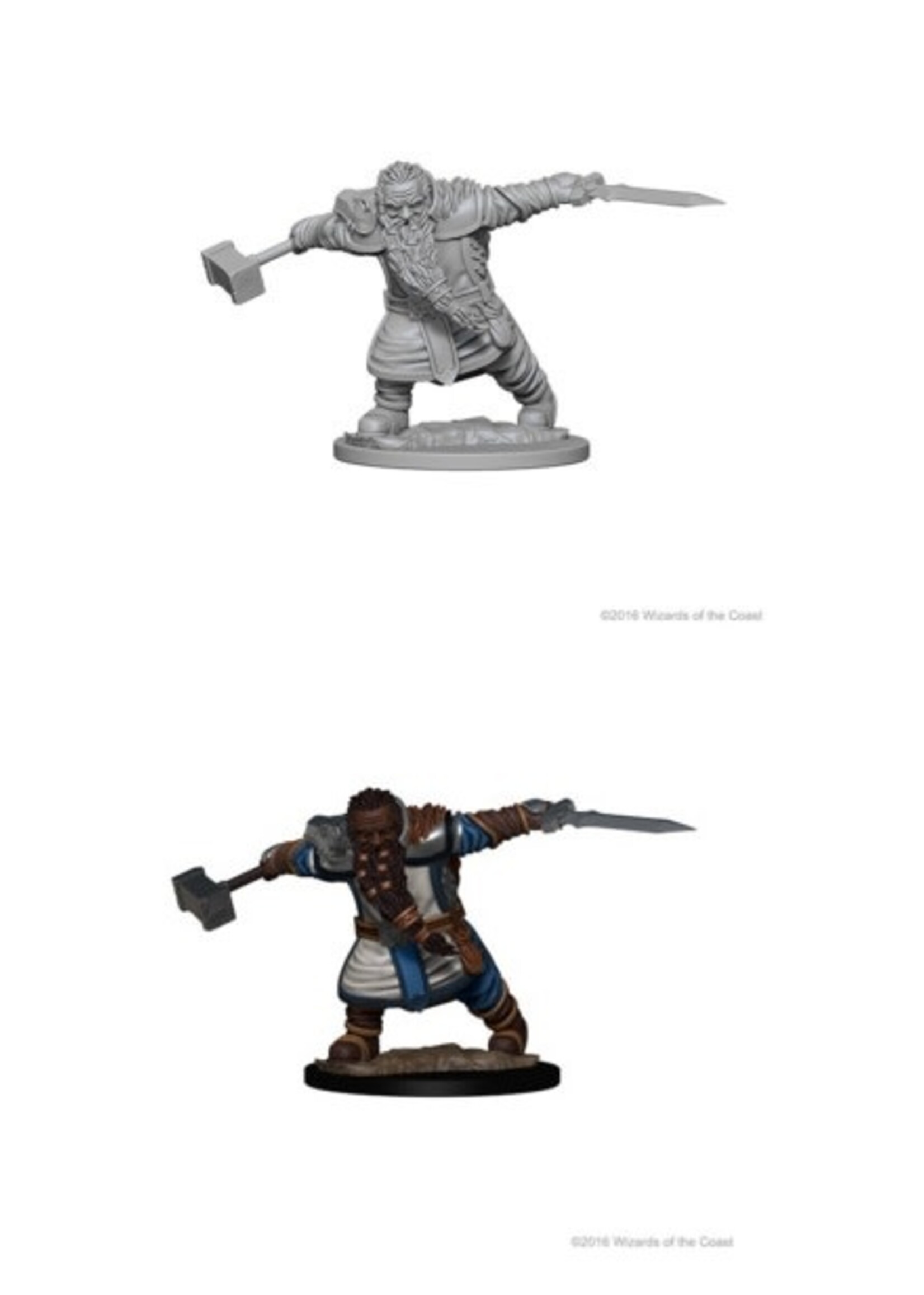 WizKids WK72616 DND Dwarf Male Fighter WV1