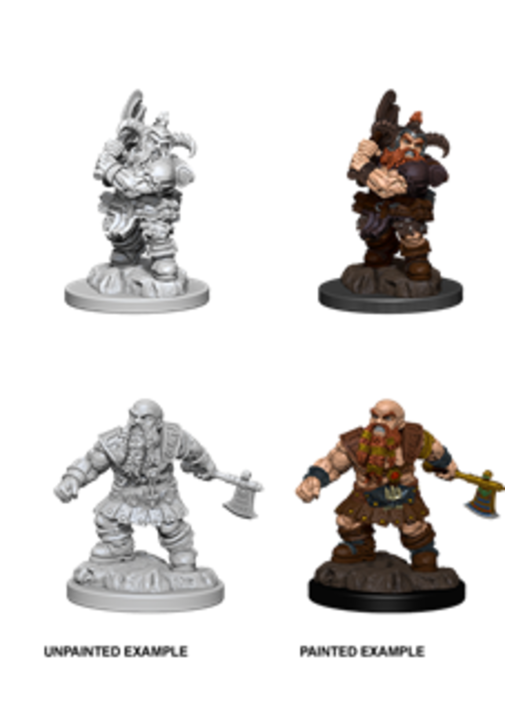 WizKids WK73391 DND Dwarf Male Barbarian WV6