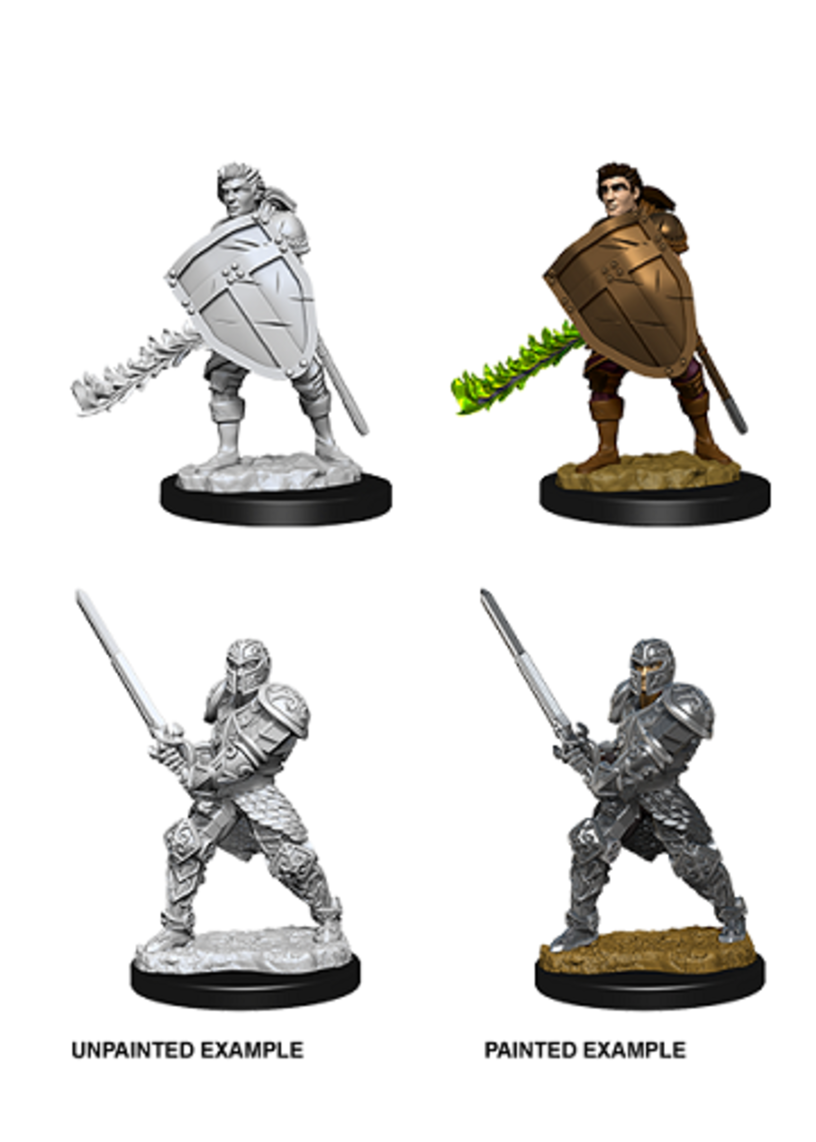 WizKids WK73673 DND Human Male Fighter WV8