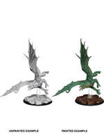 WizKids WK73684 DND Young Green Dragon WV8