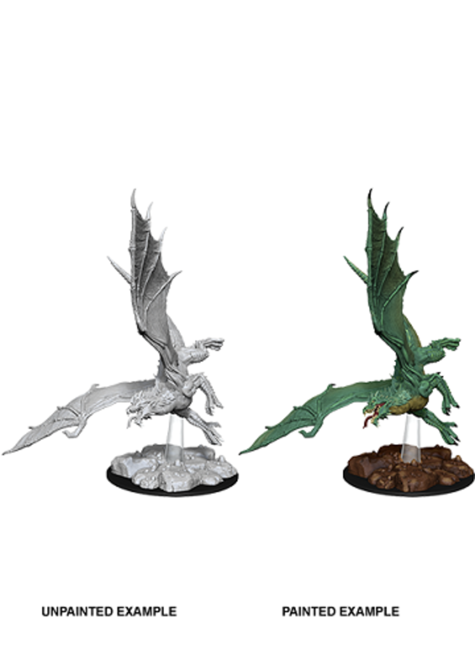 WizKids WK73684 DND Young Green Dragon WV8