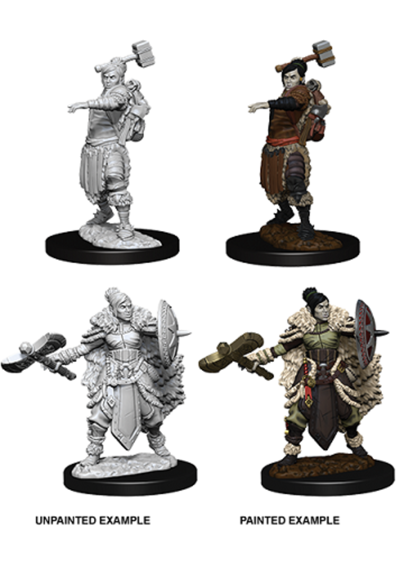 WizKids WK73703 DND Half-Orc Female Barbarian WV9