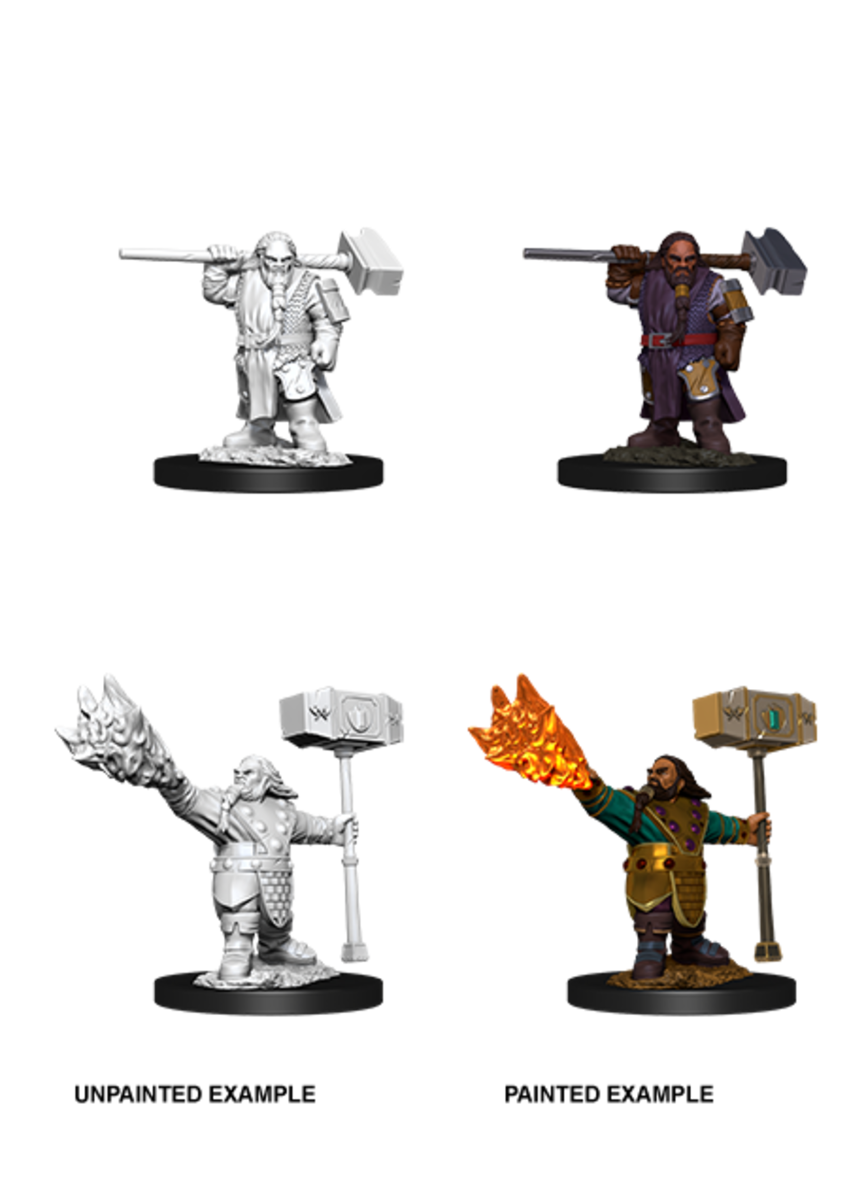 WizKids WK90003 DND Dwarf Male Cleric WV11