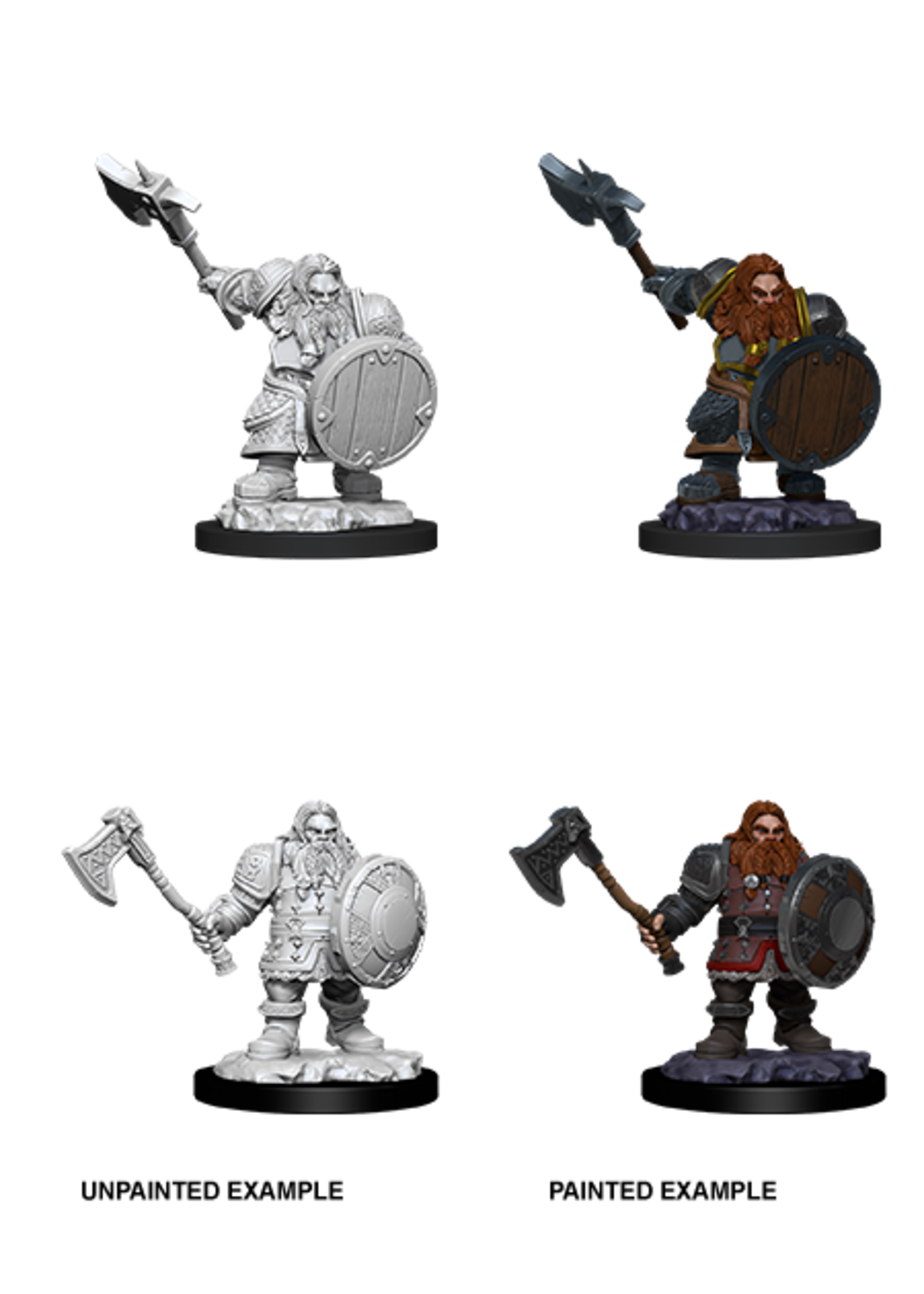 WizKids WK90004 DND Dwarf Male Fighter WV11