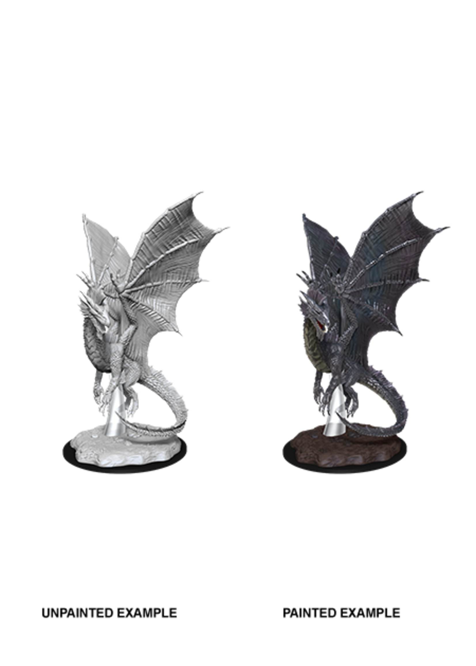 WizKids WK90036 DND Young Silver Dragon WV11
