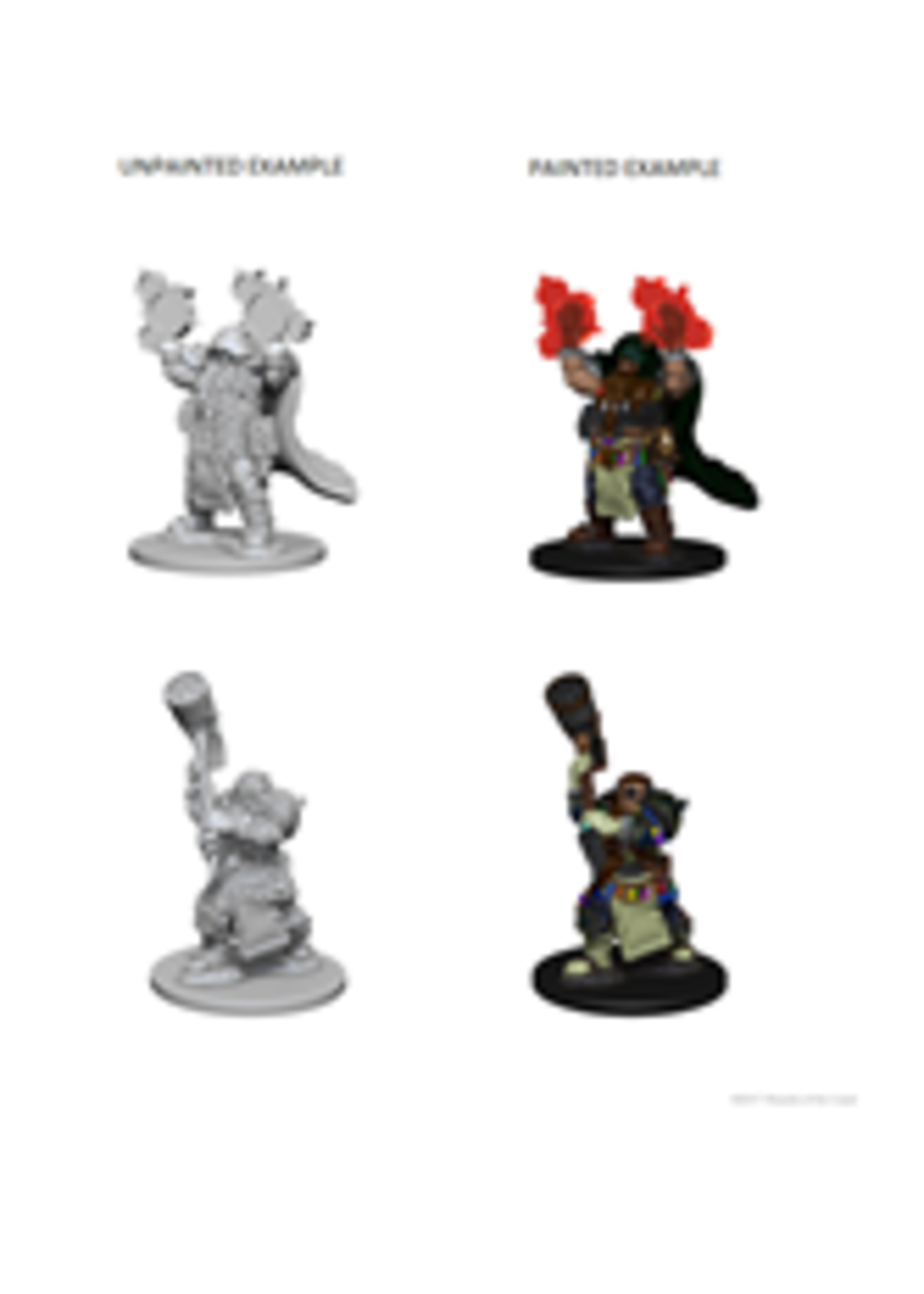 WizKids WK72624 DND Dwarf Male Cleric WV2
