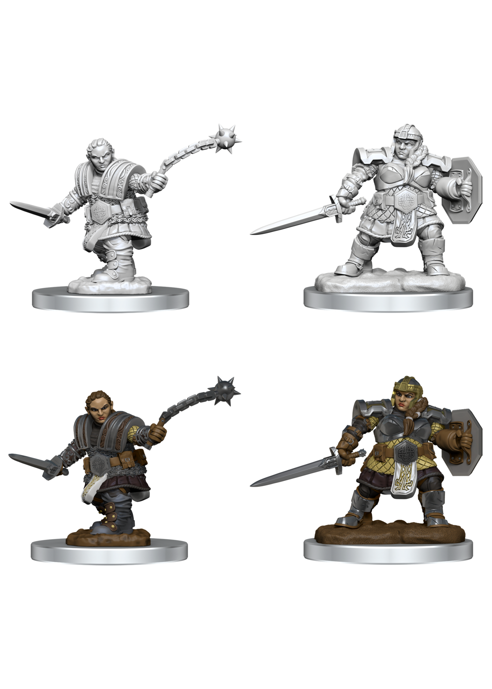 WizKids WK90406 DND Dwarf Female Fighter WV16