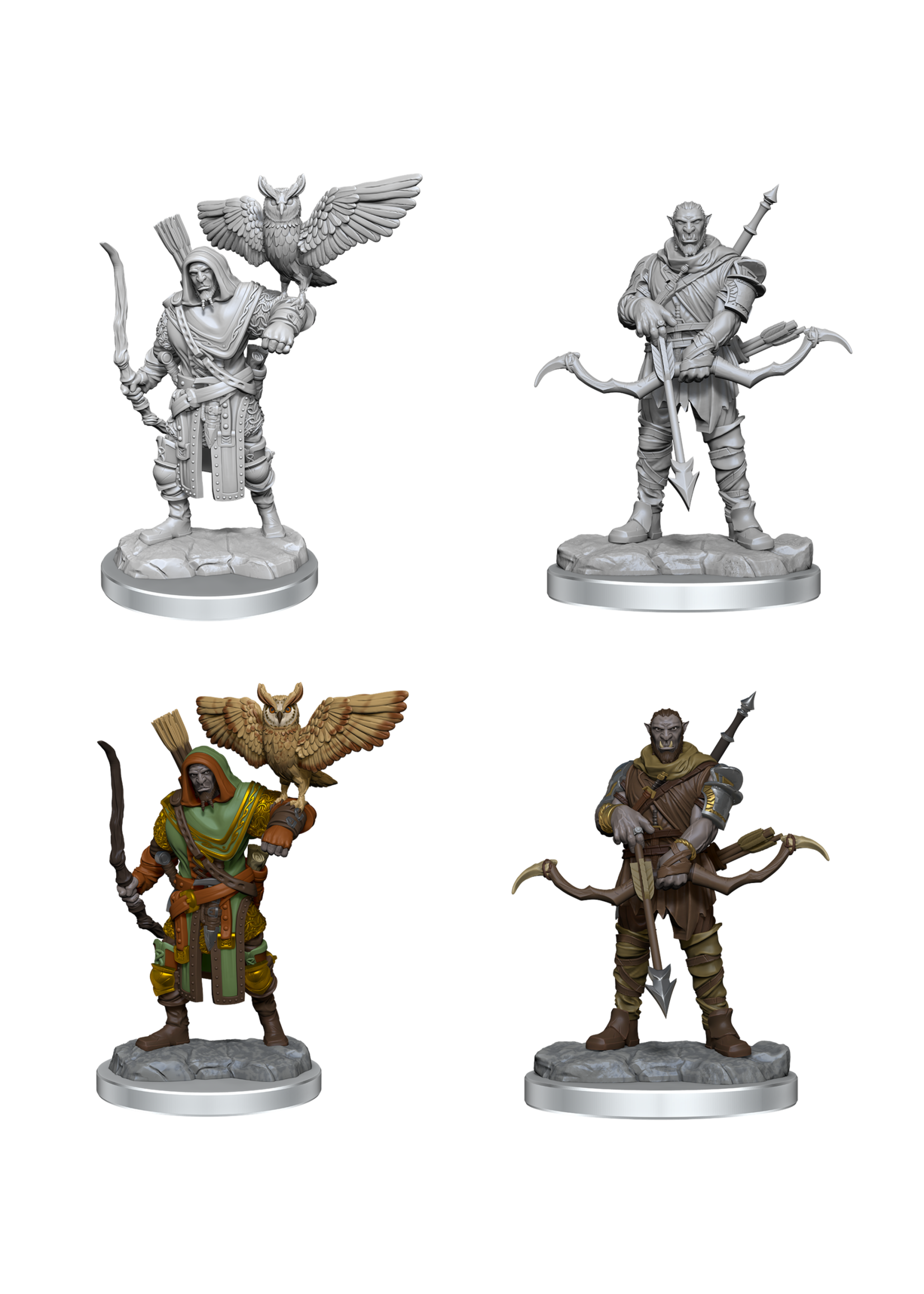 WizKids WK90484 DND Orc Male Ranger WV17