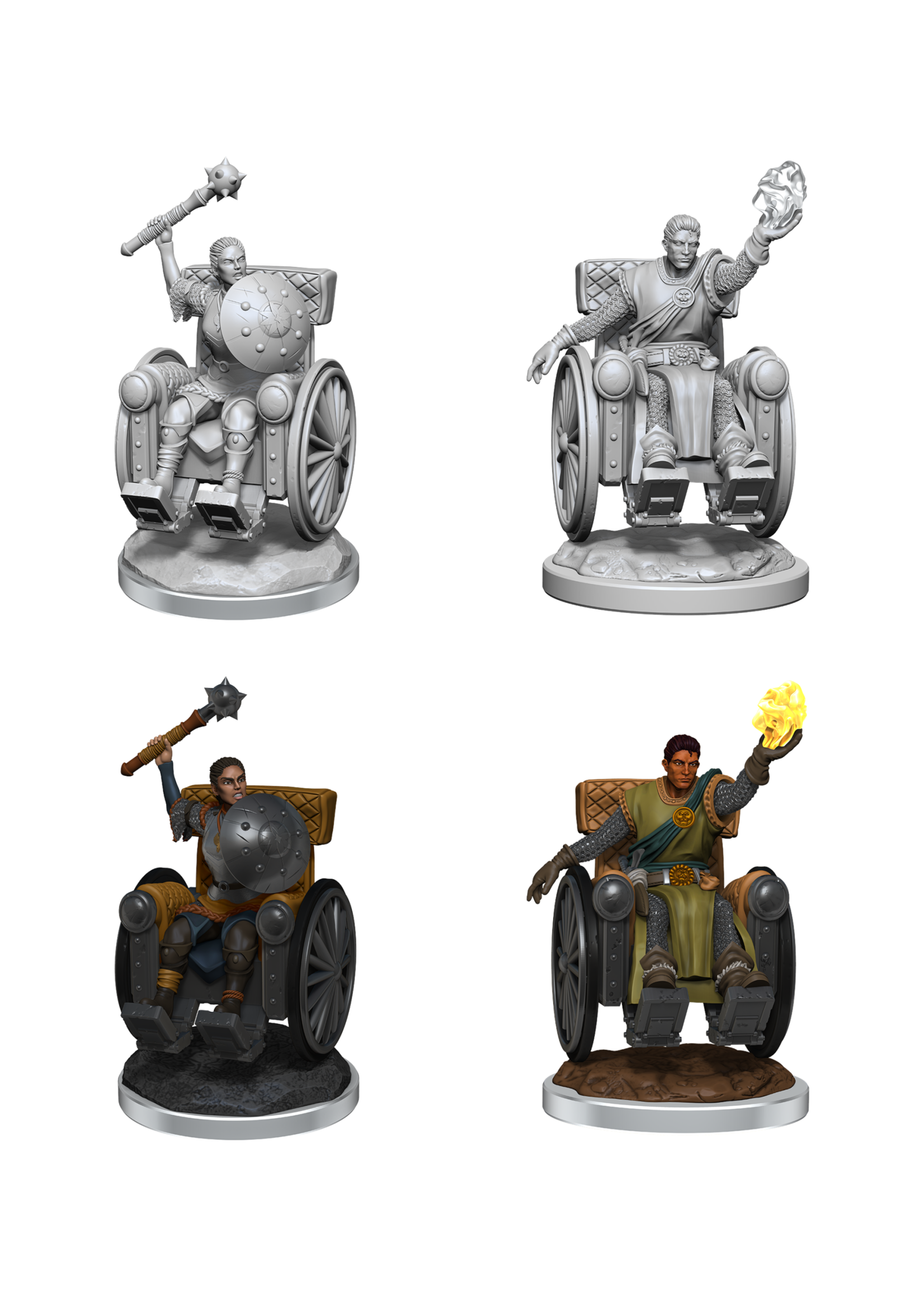 WizKids WK90523 DND Human Clerics WV18